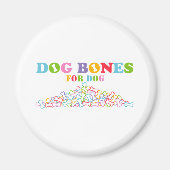 Hondenhonden Botten voor Hond Magneet (Voorkant)