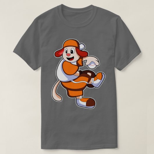 Hondenhonkbalhandschoen 2 t-shirt (Design voorkant)