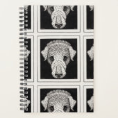 Hondenhoofd Patroon door Julie de Graag 2022 Planner (Voorkant)