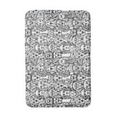 Hondenhoofdpatroon Badmat (Voorkant Verticaal)