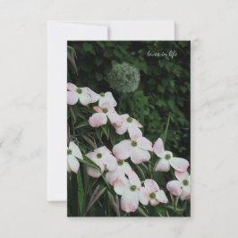 Hondenhout & Allium Notitiekaartje