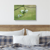 Hondenhout boom muur kunst canvas afdruk (Insitu (Slaapkamer))