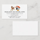 Hondenhuis en Hondje Visitekaartje (Voorkant / Achterkant)