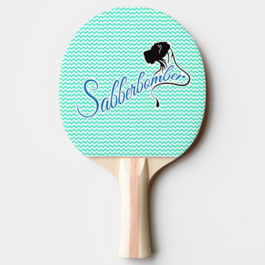 hondenhuis tafeltennisbatje (Achterkant)