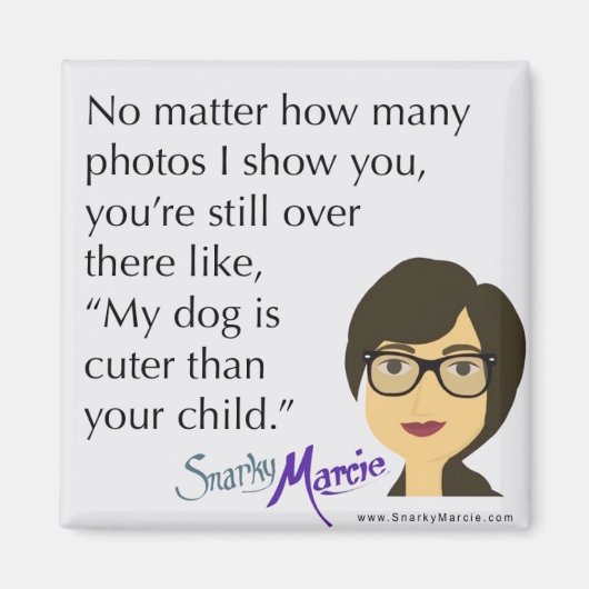 Hondenhumor Magneet (Voorkant)