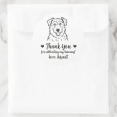 Hondenhuwelijk Stickers Op Maat Wolfhound (Tas)
