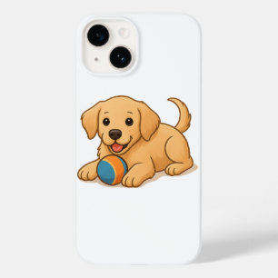 Hondenillustratie Realistische hondenkunst kinder Case-Mate iPhone 14 Hoesje
