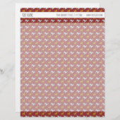 Hondenjaar2018 Honden Patroon Gepersonaliseerde br Briefhoofd (Voorkant / Achterkant)