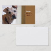 Hondenkaart Visitekaartje (Voorkant / Achterkant)