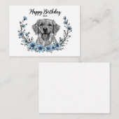 Hondenkaart voor mama. notitiekaartje (Voorkant / Achterkant)