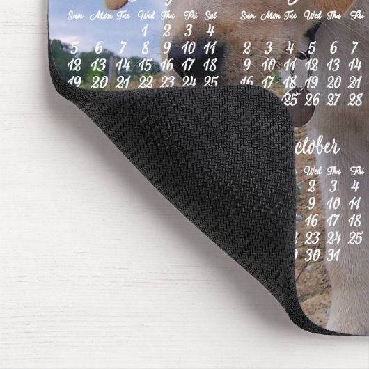 Hondenkalender 2019 Persoonlijke Muismat (Hoek)