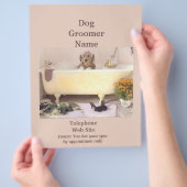 Hondenkapper Huisdier Producten Diensten Flyer (Hand)