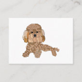 Hondenkapper voor Poodles Visitekaartje (Voorkant)