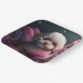 Hondenkartonnen doosjes Bloem Papieren Bordje (Gebogen)