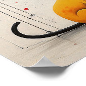 hondenkat poster: geïnspireerd door Miró Poster (Hoek)