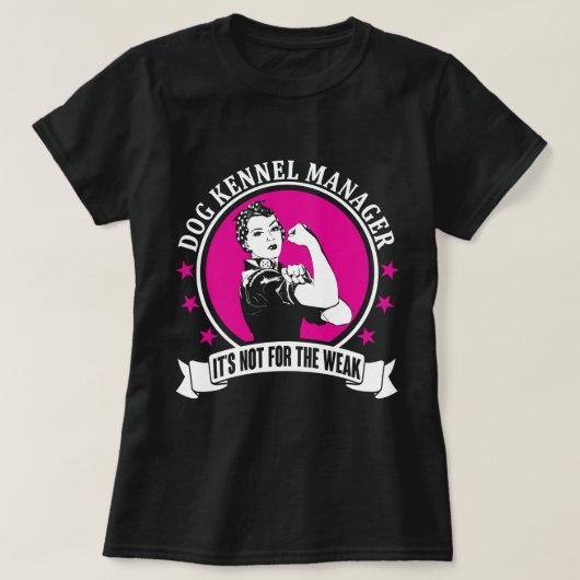 Hondenkennelmanager T-shirt (Design voorkant)