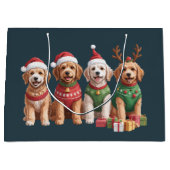 Hondenkerst Goldendoodle Kerst Hondenliefhebber Groot Cadeauzakje (Voorkant)
