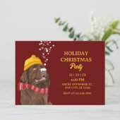 Hondenkerstfeest Kaart (Staand voorkant)