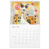 Hondenkleuren – Abstracte & Speelse Honden 2026 Kalender (Mar 2027)