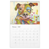 Hondenkleuren – Abstracte & Speelse Honden 2026 Kalender (Feb 2027)