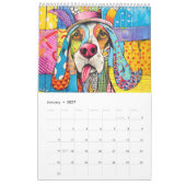 Hondenkleuren – Abstracte & Speelse Honden 2026 Kalender (Jan 2027)