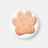 Hondenkoekjes Pawprint en Bone Art Magneet (Voorkant)