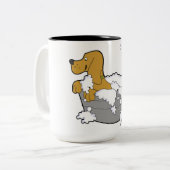 Hondenkoffie mok (Voorkant links)