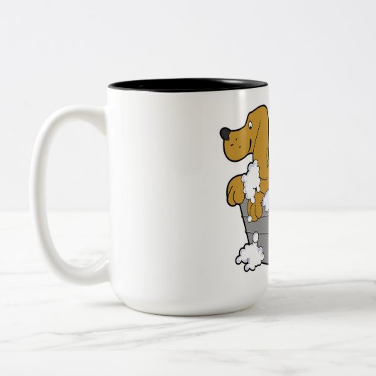 Hondenkoffie mok (Links)