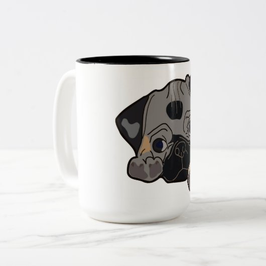 Hondenkoffie mok (Voorkant links)