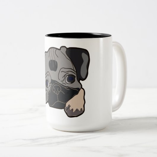 Hondenkoffie mok (Voorkant rechts)