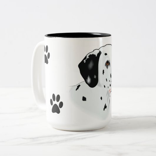 Hondenkoffie mok (Voorkant links)