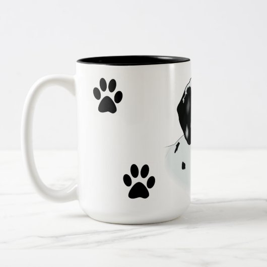 Hondenkoffie mok (Links)