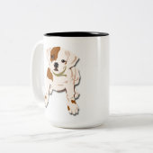 Hondenkoffie mok (Voorkant links)