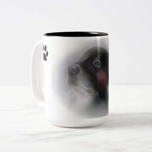 Hondenkoffie mok (Voorkant links)