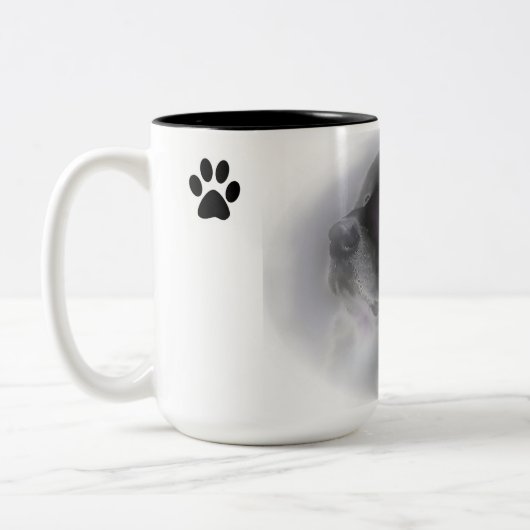 Hondenkoffie mok (Links)