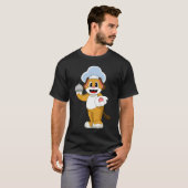 Hondenkok Platter T-shirt (Voorkant volledig)