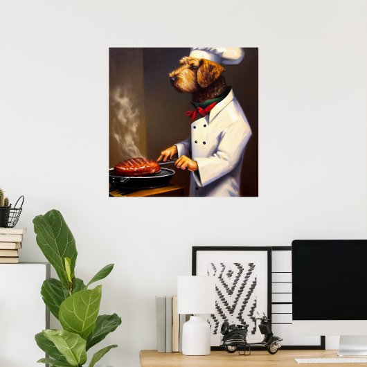 hondenkok poster (Thuiskantoor)