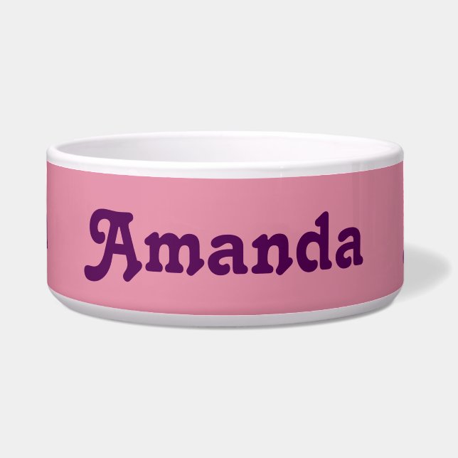Hondenkom Amanda Voerbakje (Voorkant)