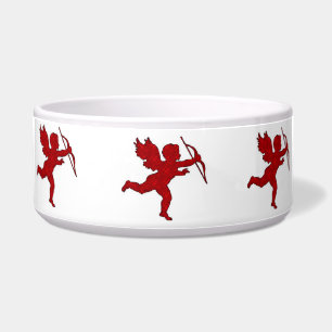 Hondenkom Cupid Rood Voerbakje