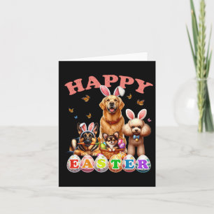 Hondenkonijnenoren Happy Easter Egg Hunt Christeli Kaart