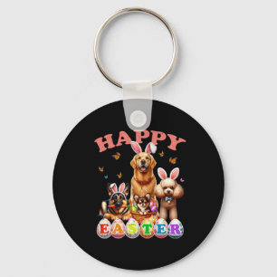 Hondenkonijnenoren Happy Easter Egg Hunt Christeli Sleutelhanger