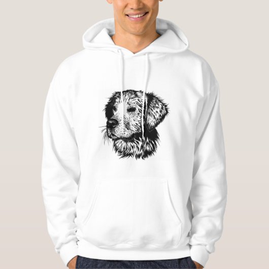 Hondenkopschets  hoodie (Voorkant)