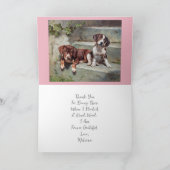  Hondenkunst, Jouw tekst Bedankkaart (Binnen)