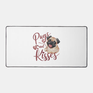 hondenkus .Pugs & Kisses Waterverf T-shirt Bureaumat