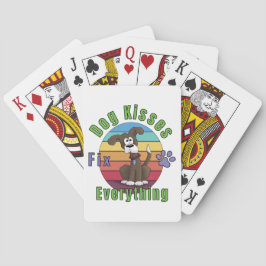 Hondenkussen lossen alles op  pokerkaarten
