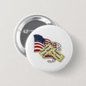 hondenlabels en vlag ronde button 5,7 cm (Voorkant /achterkant)