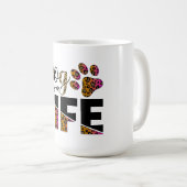 hondenleven koffiemok (Voorkant rechts)