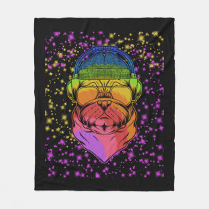 Hondenliefde met Dog Paw Fleece Deken