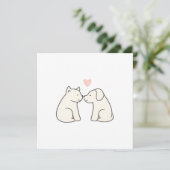 Hondenliefde Platkaart (Staand voorkant)