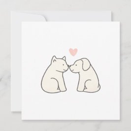 Hondenliefde Platkaart